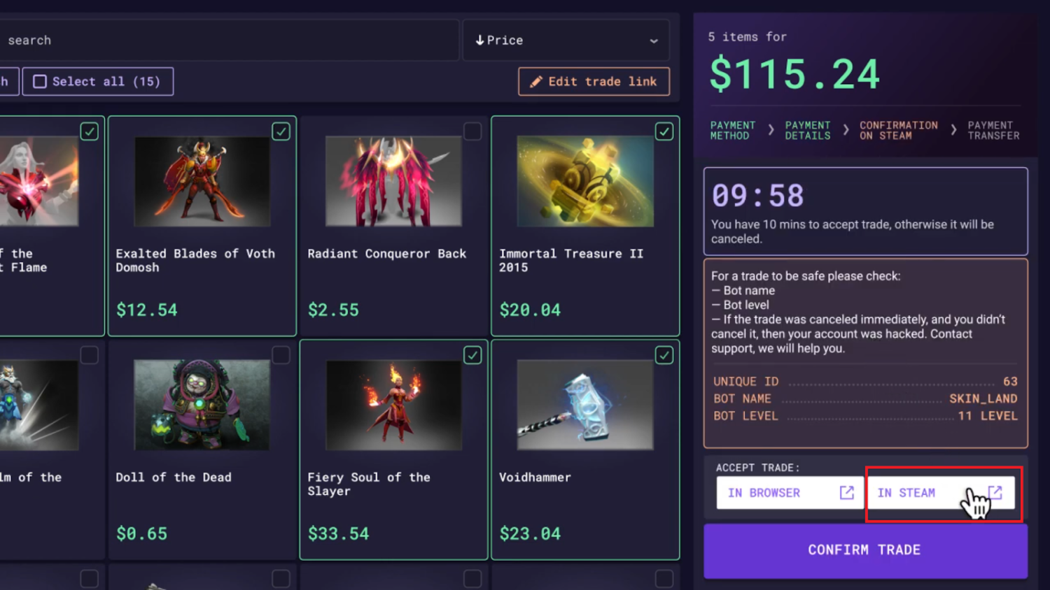 How Much Is My Dota 2 Inventory Worth?