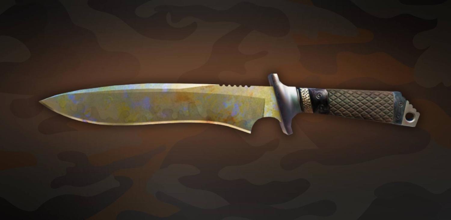 Classic Knife | Case Hardened Gold Gem