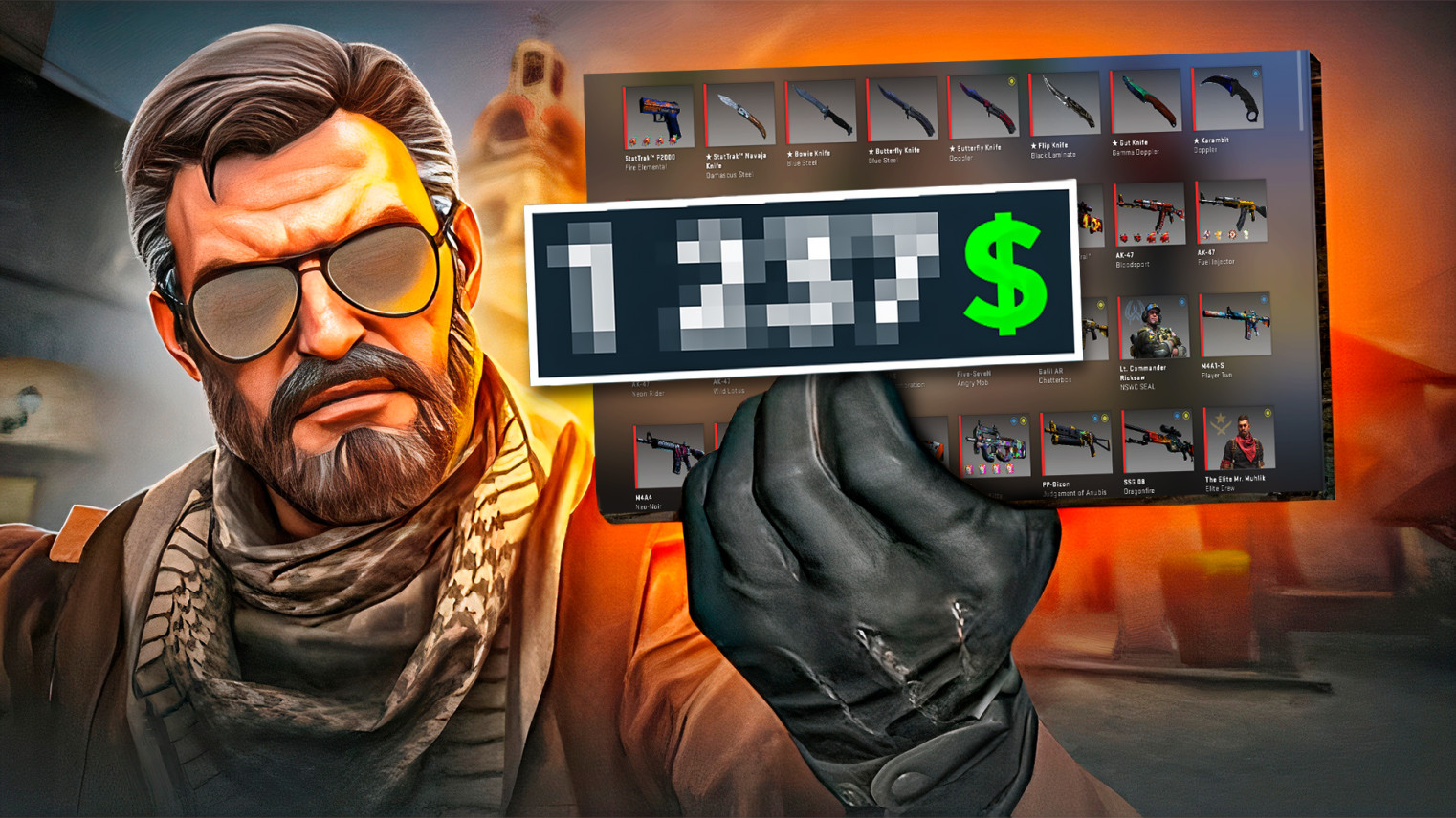 มูลค่าสินค้าคงคลัง Steam ของ CS:GO และ CS2