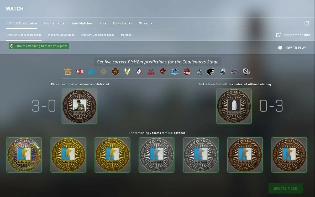 Getting CS2 skins by playing