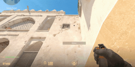 Dust 2 B Doors Smoke / B Window Smoke Dust 2
