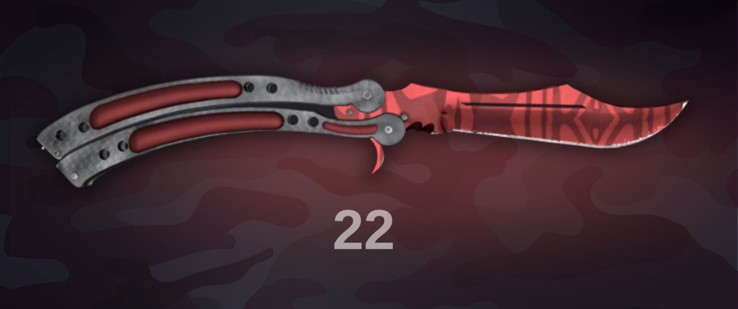 Butterfly Knife Slaughter Diamond Pattern
