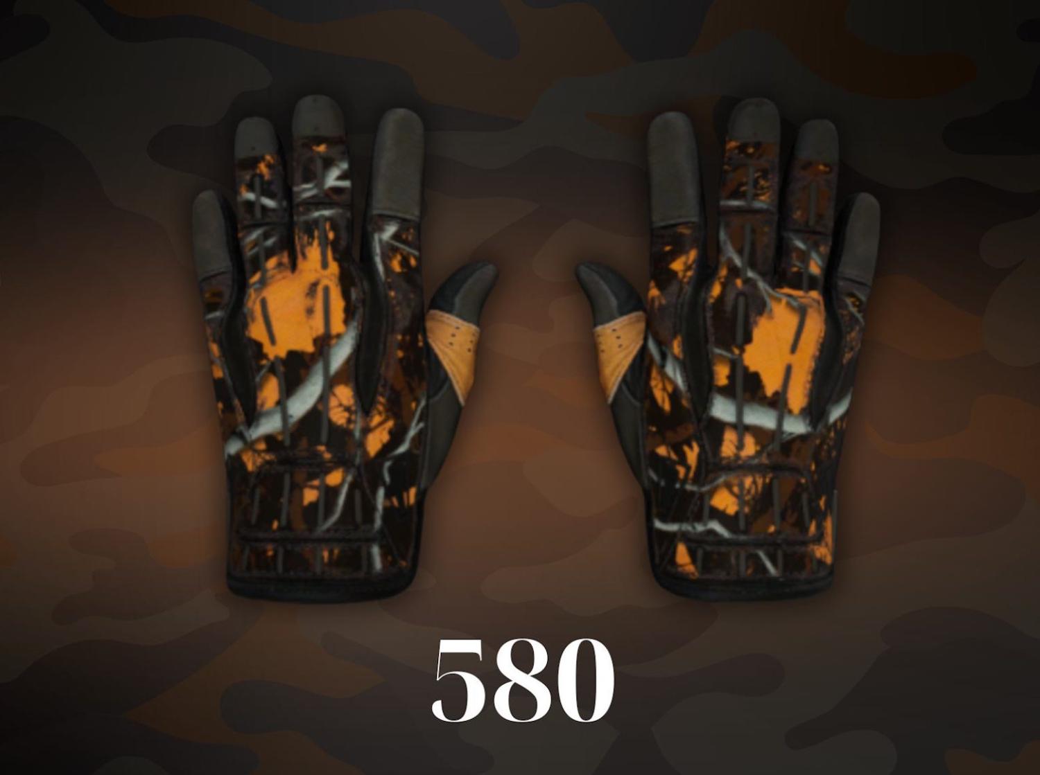 Sport Gloves Big Game orange pattern