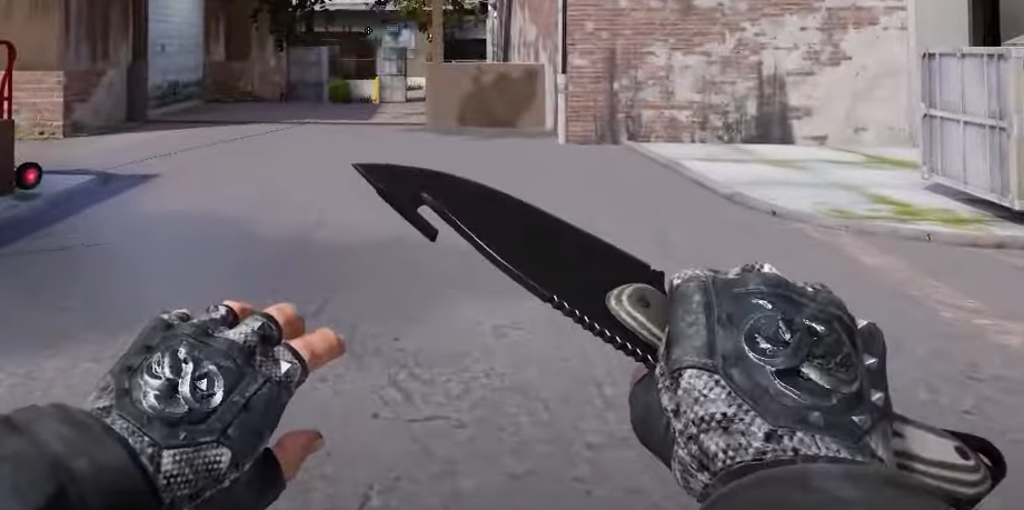 CS2 Black Knife Glove Combo