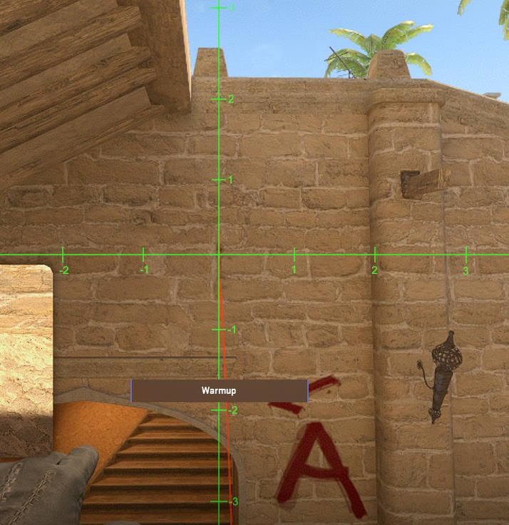 Mirage Stairs smoke in CS2