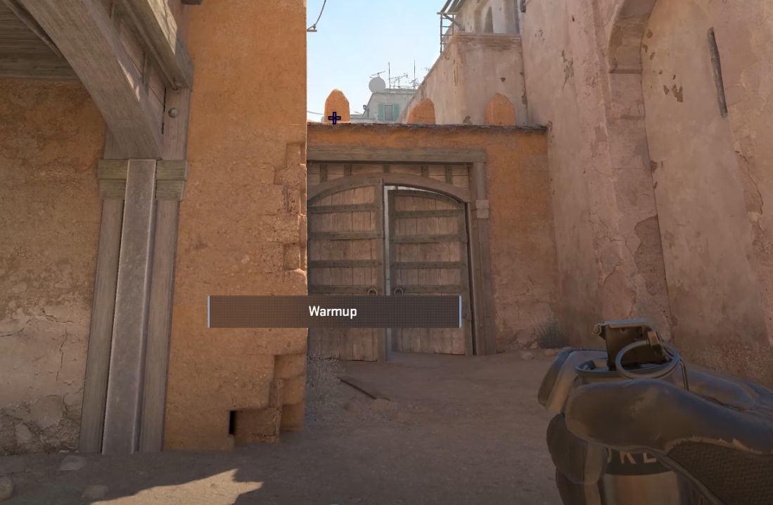 Dust 2 CT Mid Smoke