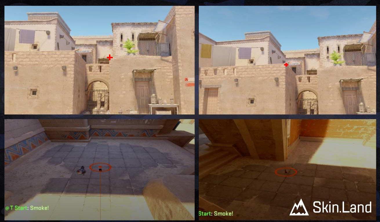 Anubis CS2 T Spawn Smoke Grenades
