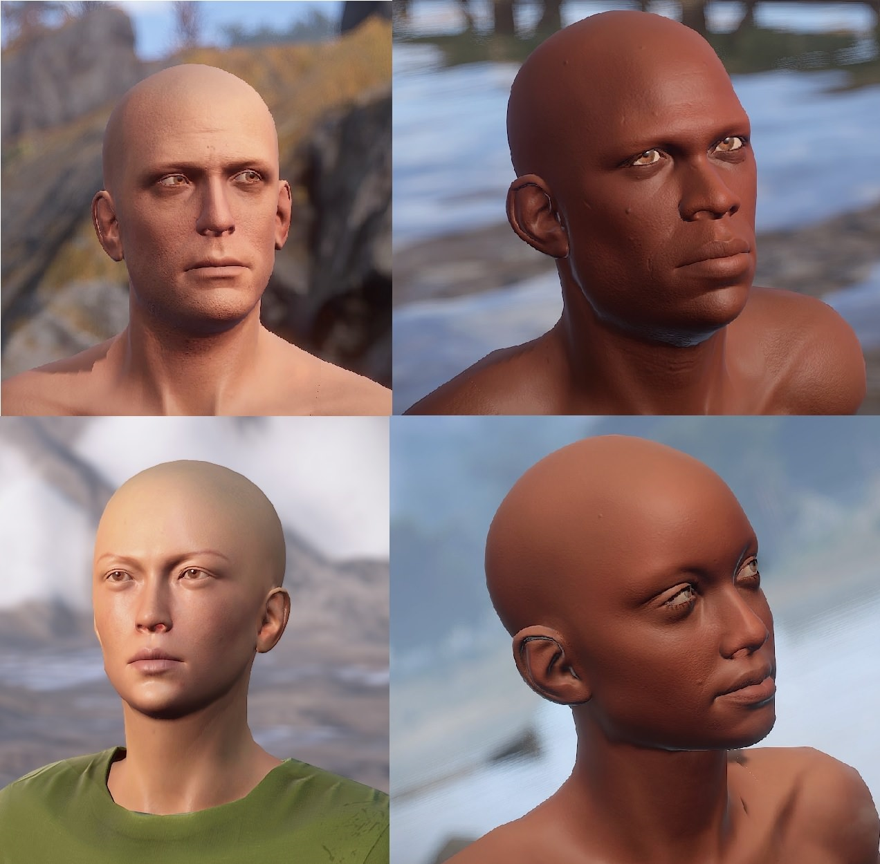 모든 Rust 캐릭터 모델
