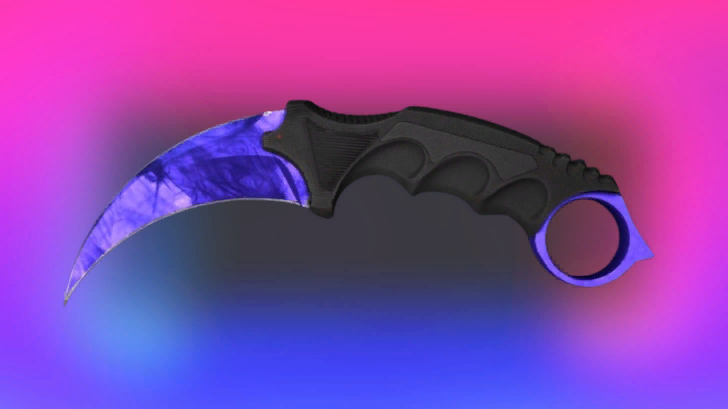 CS2의 Karambit Doppler Sapphire, 약 $4.5&ndash;5k - Skin.Land에서 구매