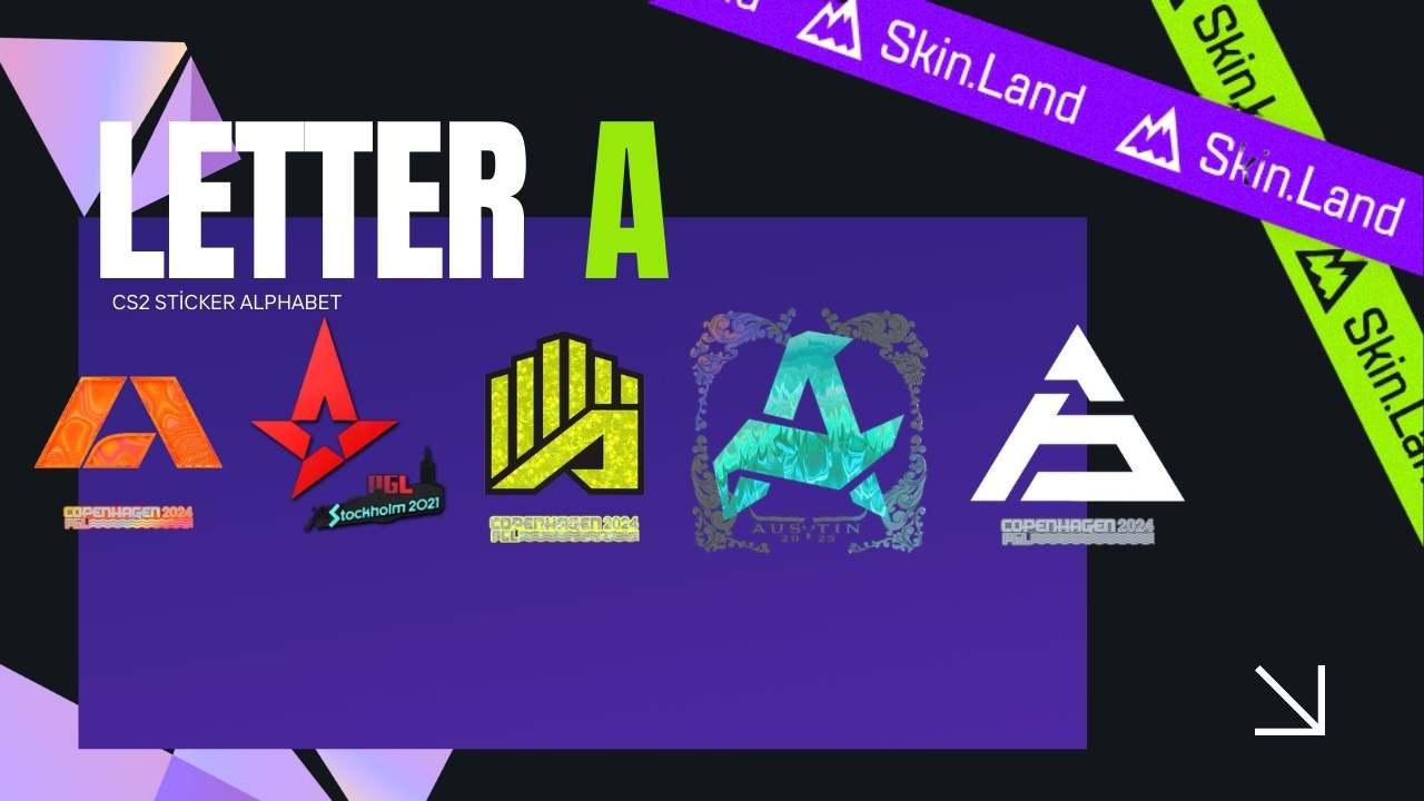 All Stickers With Letters in CS2