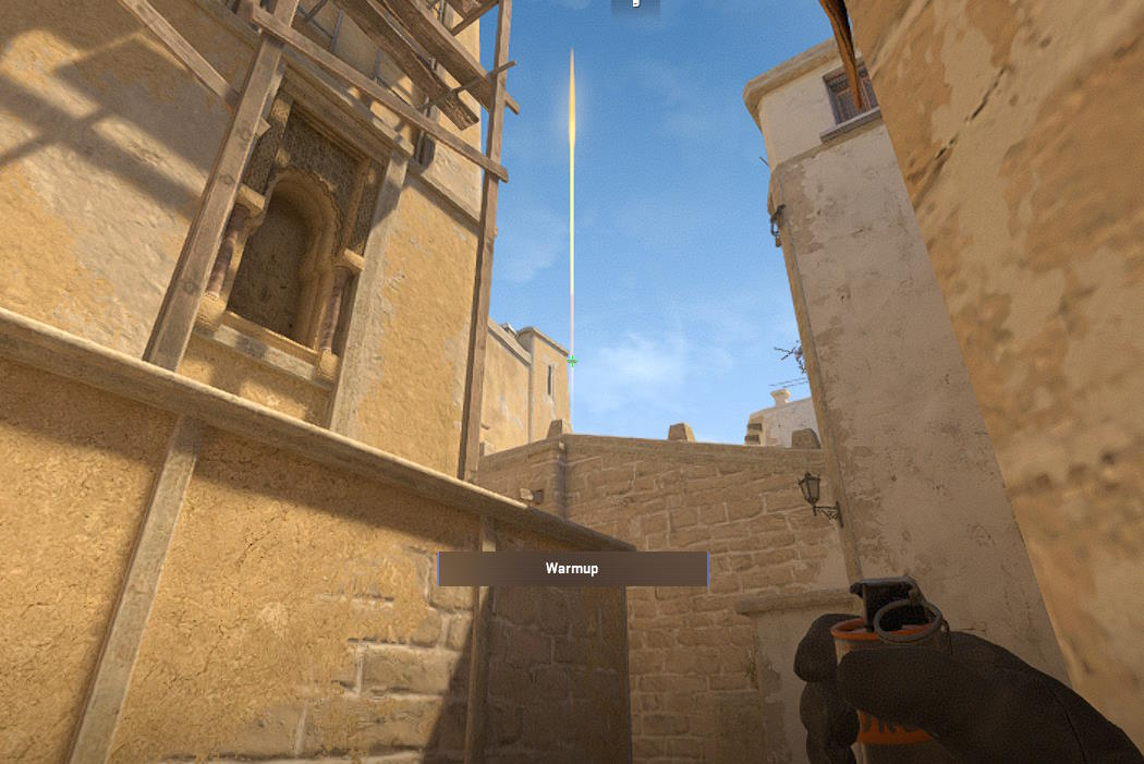 Mirage CT spawn smoke in CS2