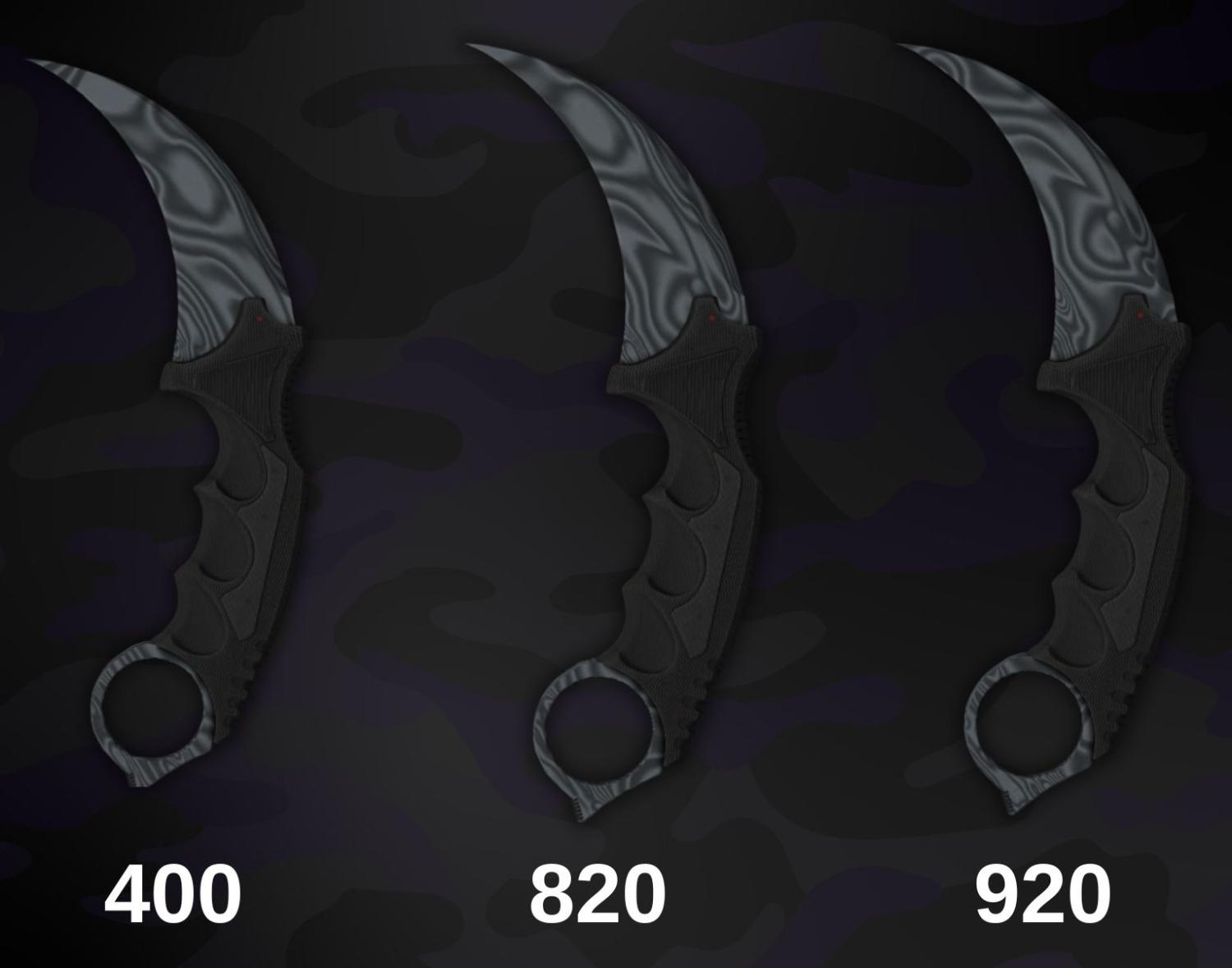 Karambit Damascus Steel Patterns
