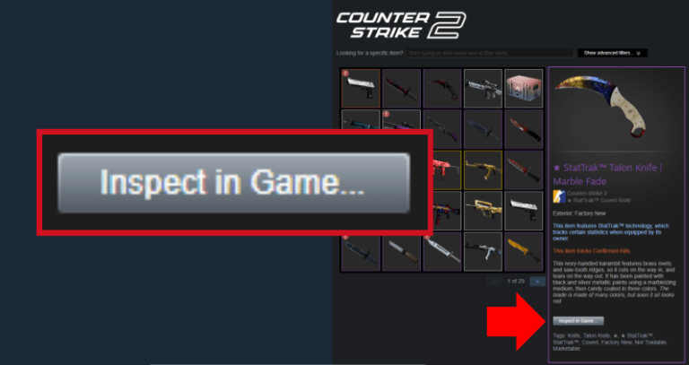Can't Inspect Knife CS2 &ndash; How to Fix?