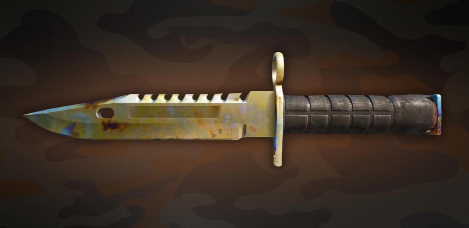 M9 Bayonet | Case Hardened Gold Gem