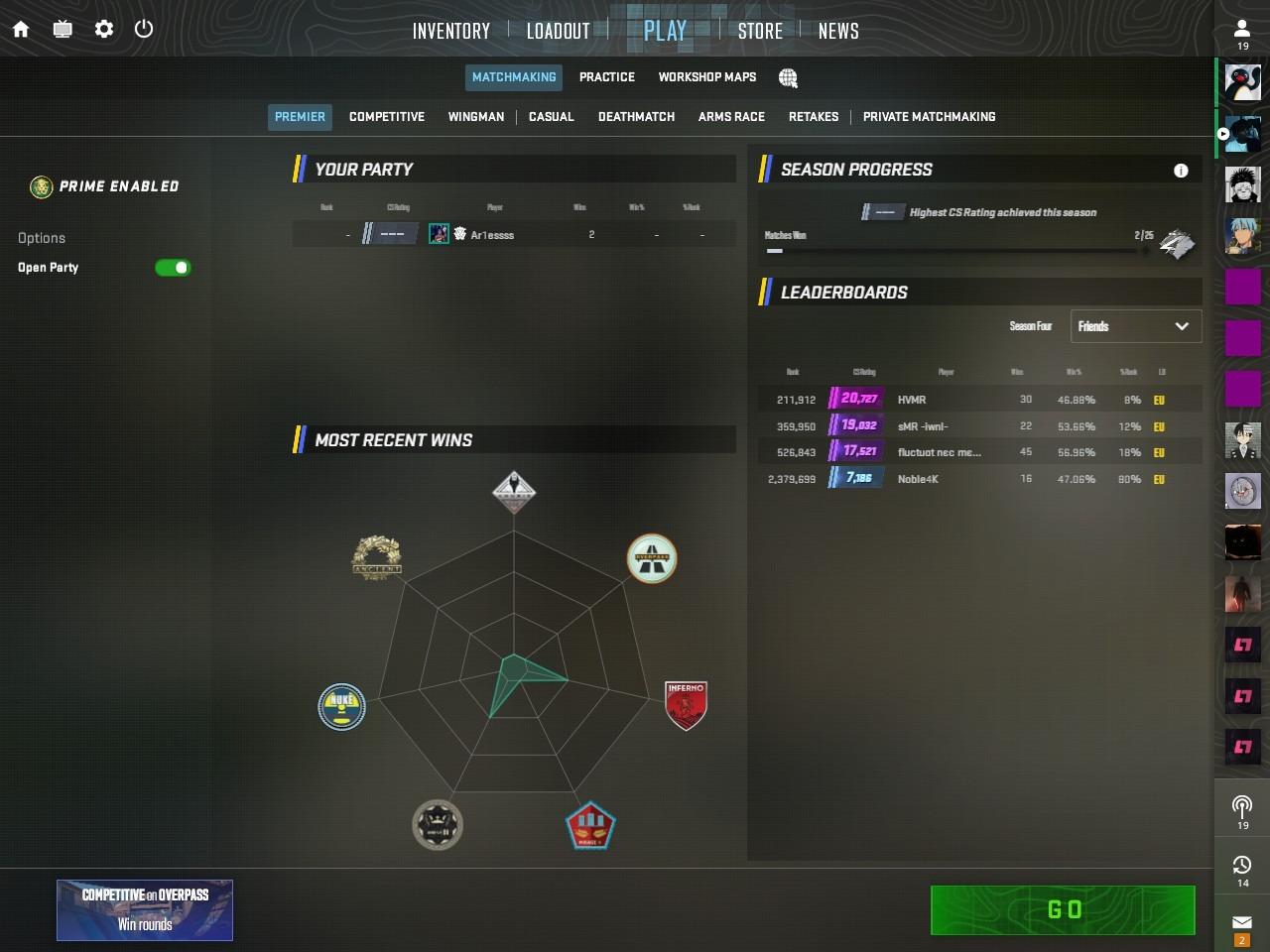 How to See Premier Match History in CS2