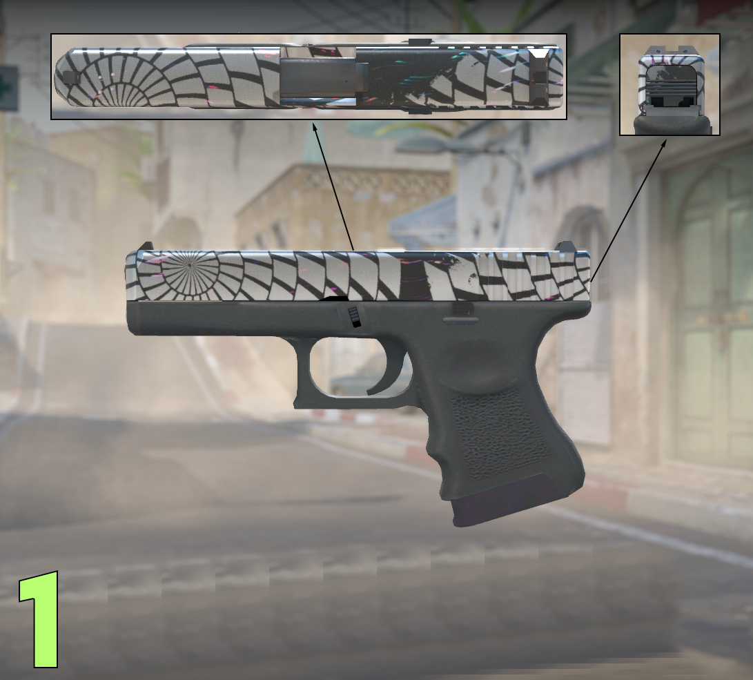 Glock-18 Grinder Pattern 1