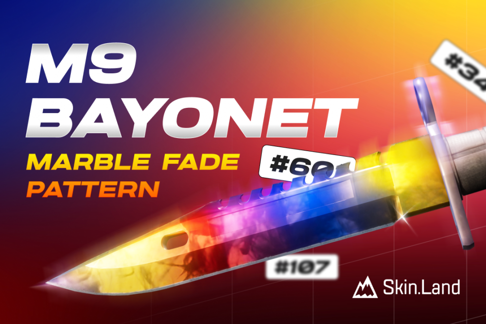 All Best M9 Bayonet Marble Fade Patterns Guide