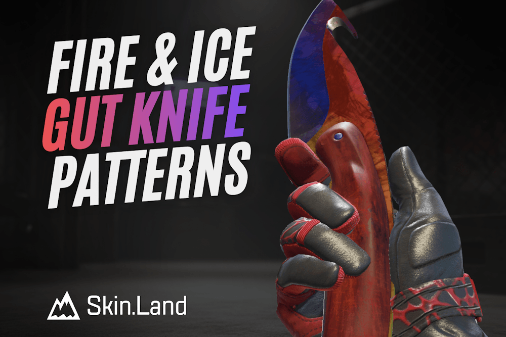 Gut Knife Marble Fade Patterns guide: Fire & Ice, FFI