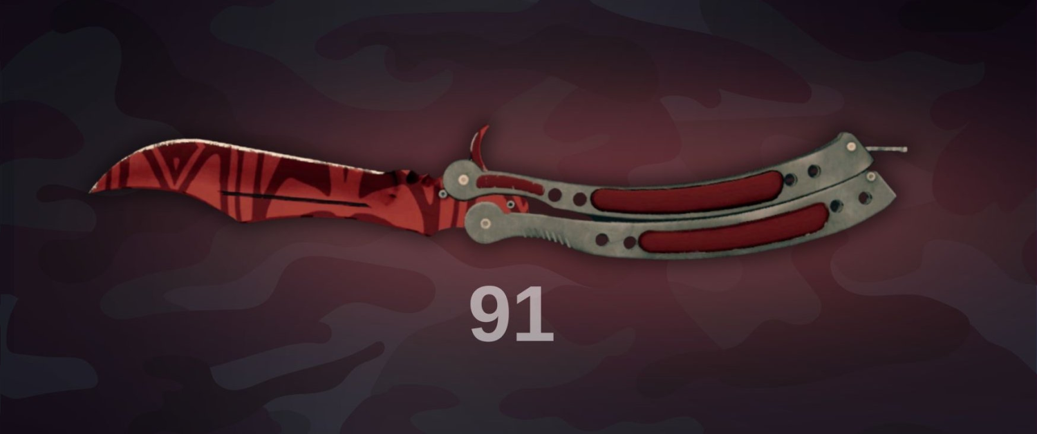 Butterfly Knife Slaughter Reverse Angel Pattern