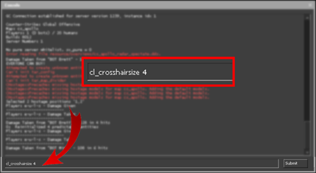 Step 2: Tailoring Your Crosshair Size