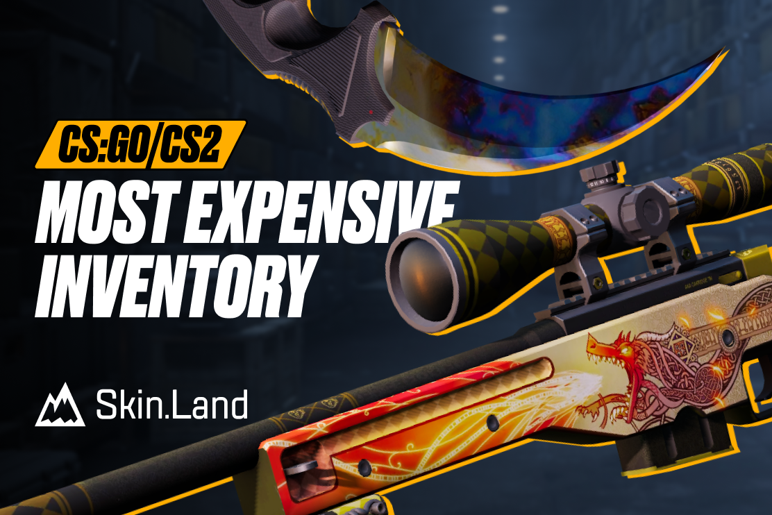 Mest Expensiva CS:GO/CS2 Inventarium