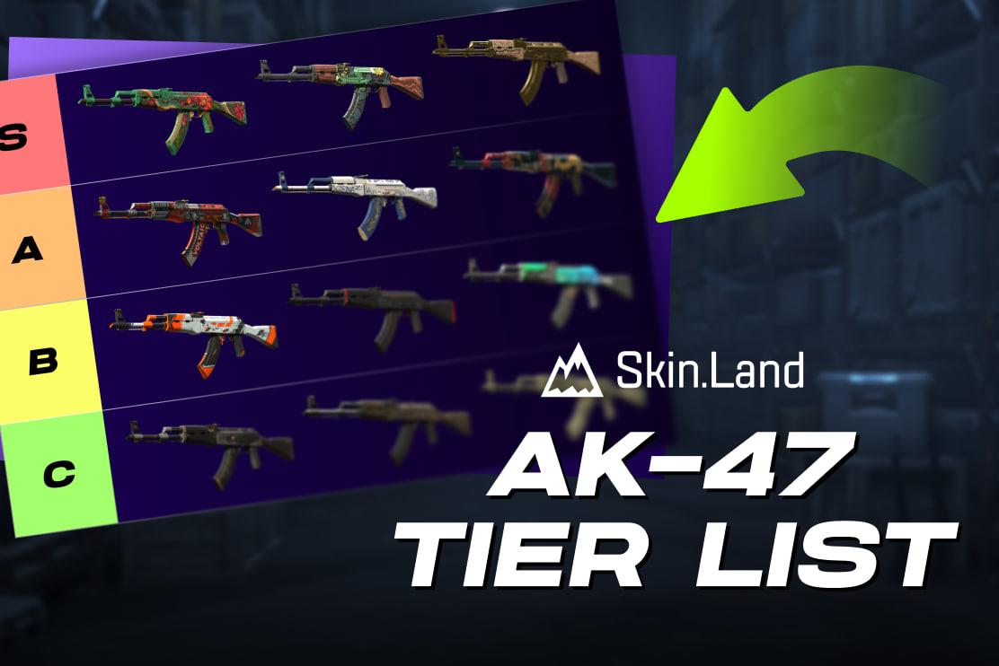 CS2 AK-47 skinler Seviye Listesi - Tüm CS:GO AK-47 skinler 2026