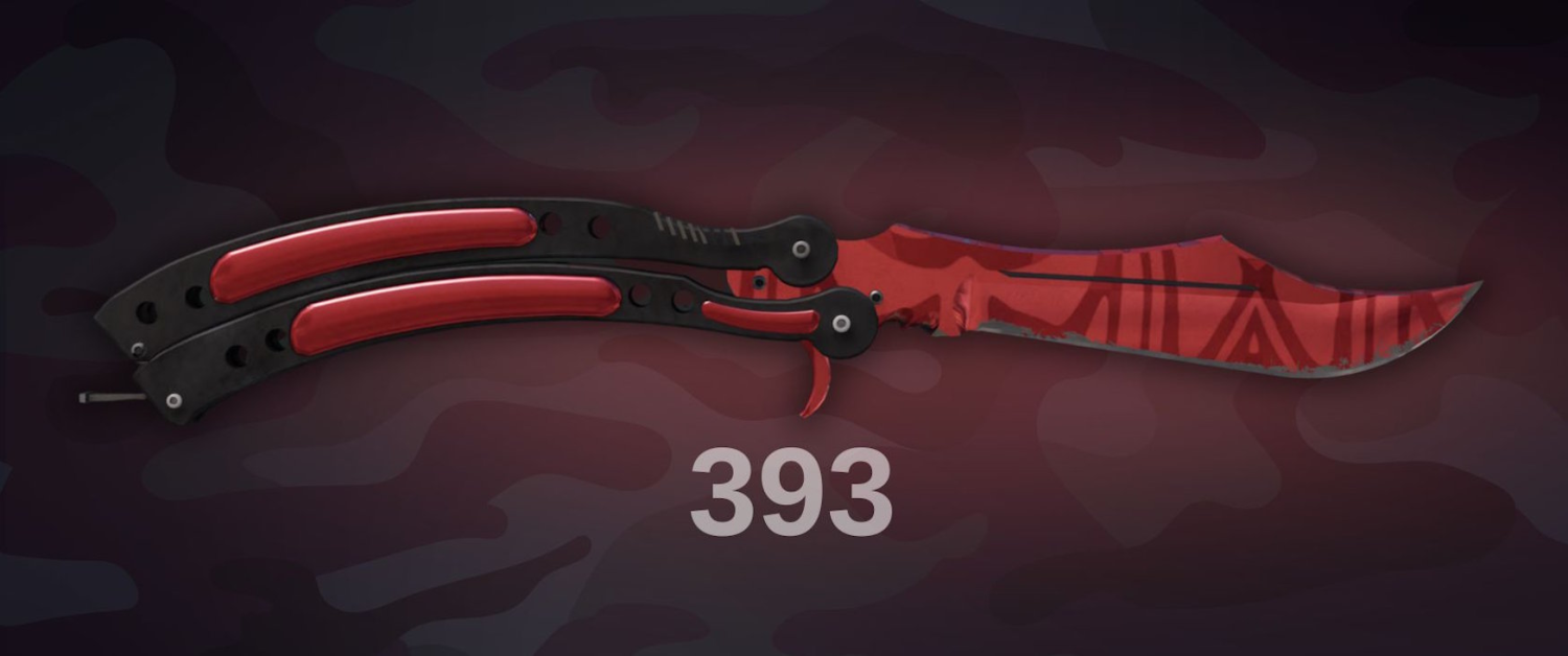 Butterfly Knife Slaughter Butterfly Pattern