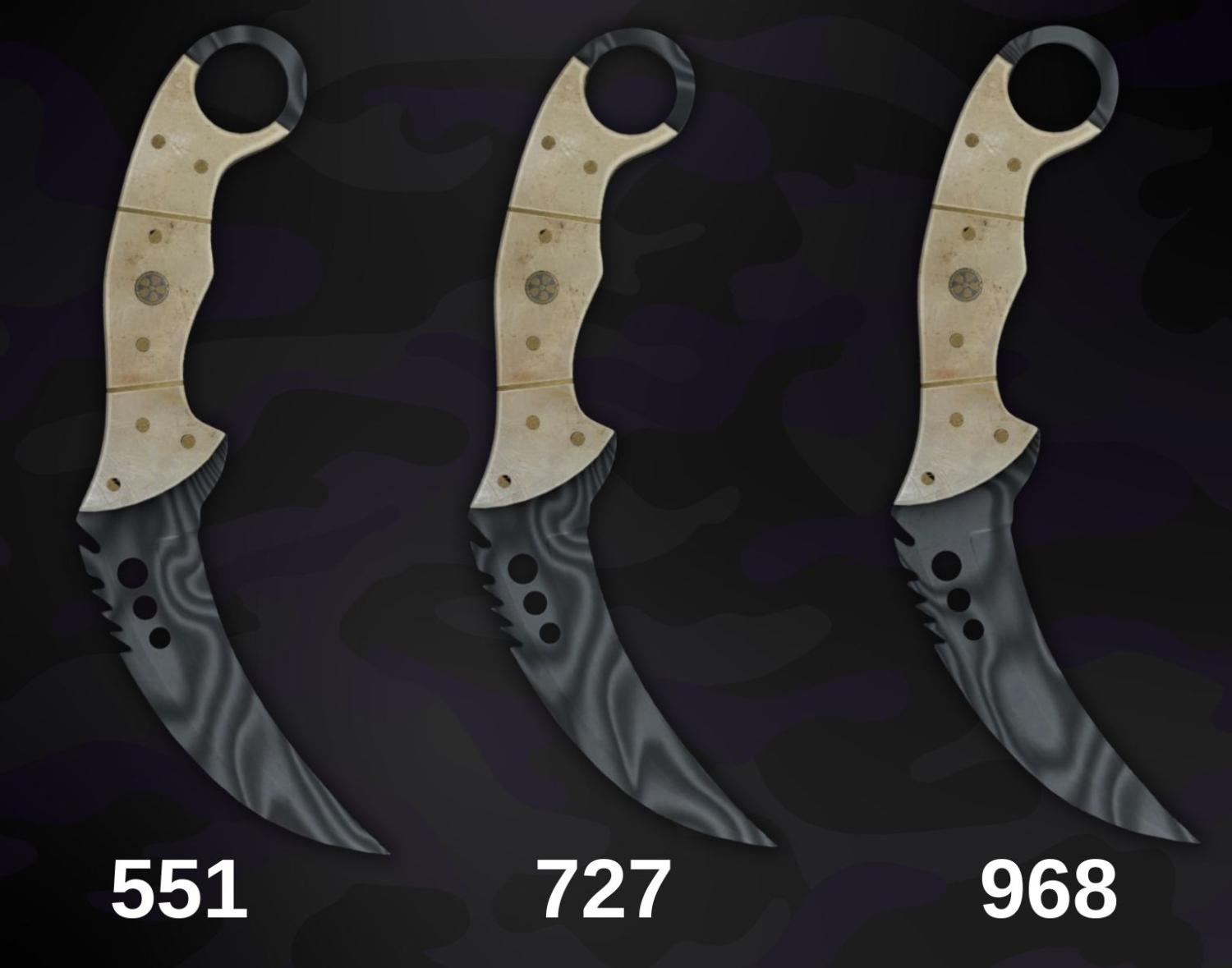 Talon Knife Damascus Steel Patterns