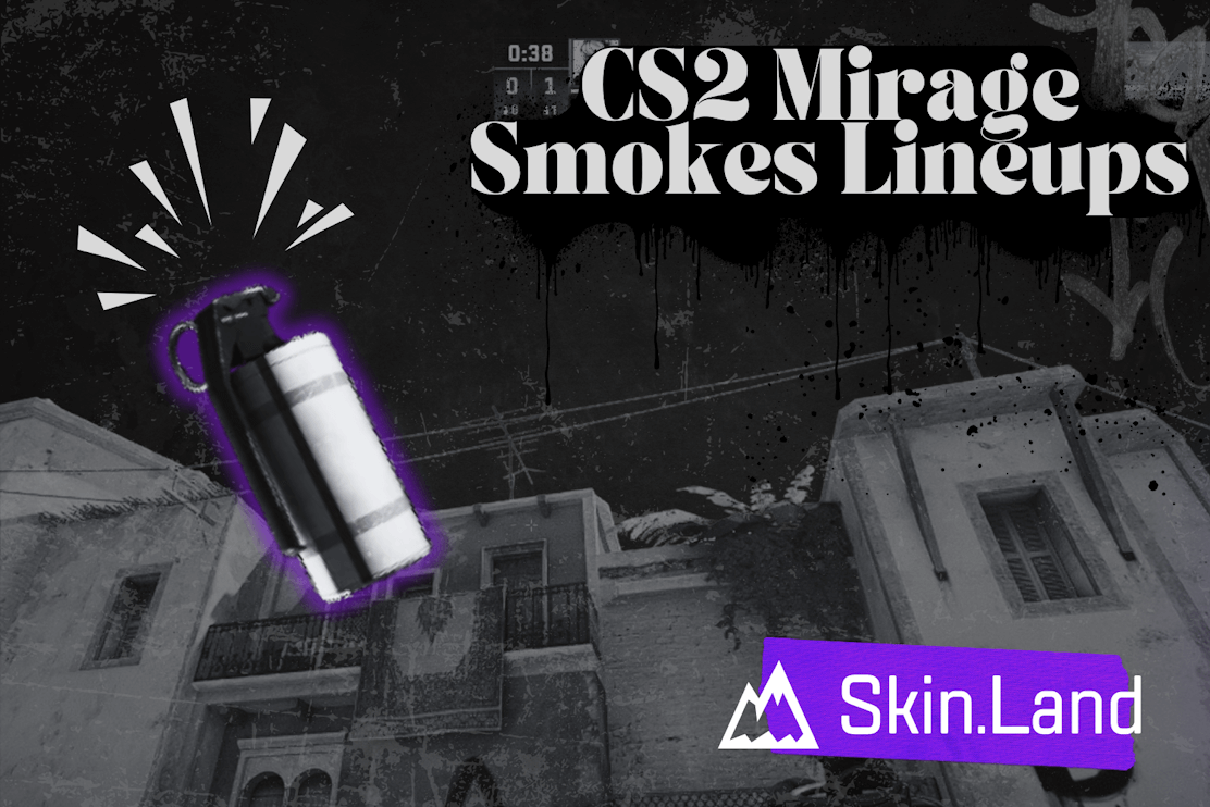 CS2 Mirage Smokes ที่ดีที่สุดทั้งหมด