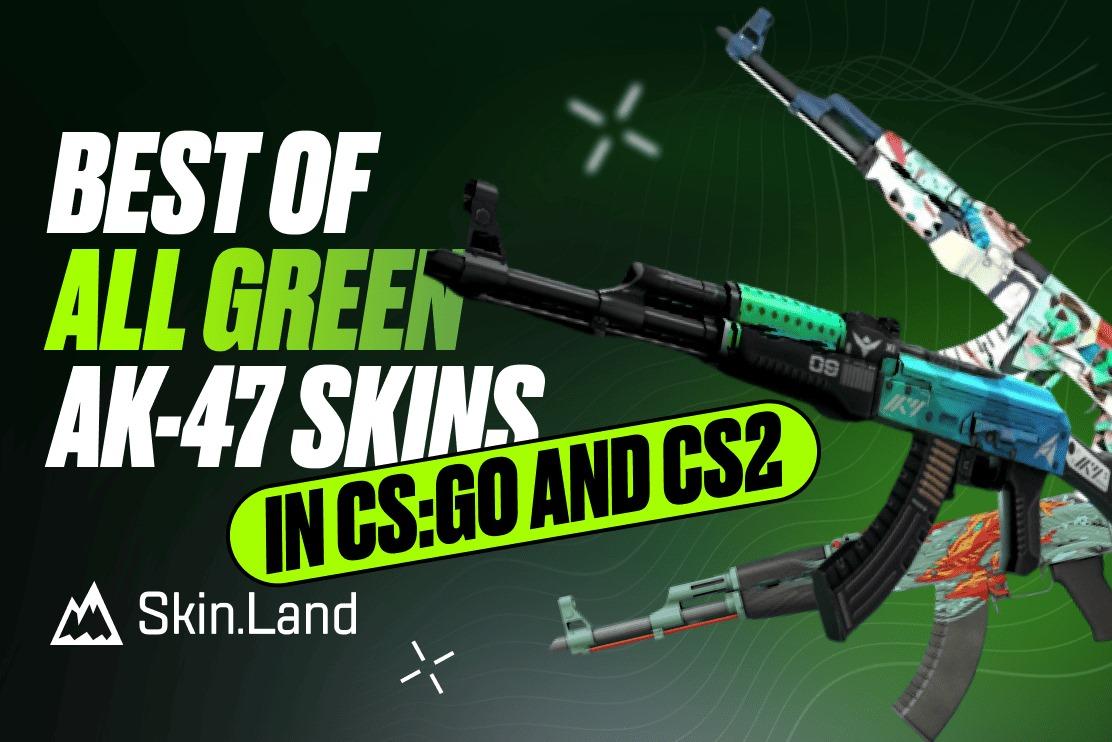 CS:GOとCS2におけるグリーンAK-47スキンのベスト