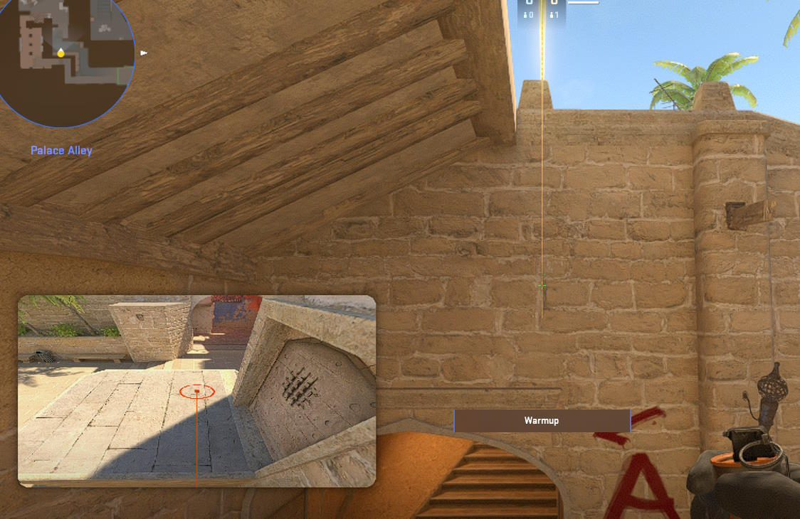 Mirage Stairs smoke in CS2
