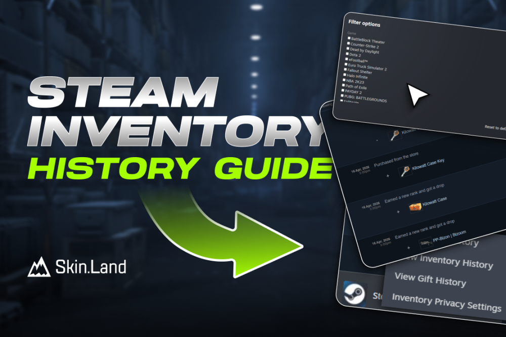 {year}에서 Steam Inventory 기록을 확인하는 방법