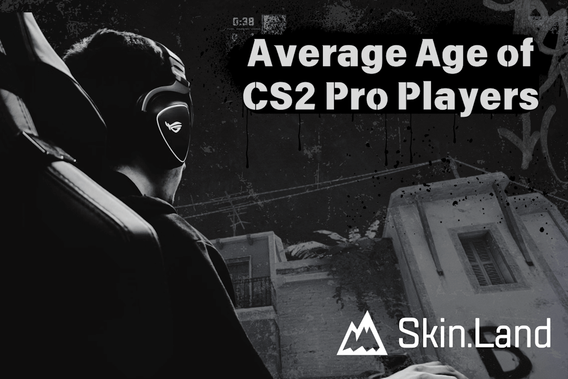 Edad promedio de los jugadores profesionales de CS:GO y CS2 (mayores y menores)