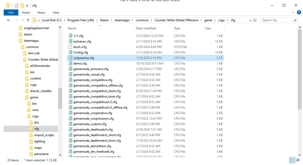 Solving Issues with Configuration Files