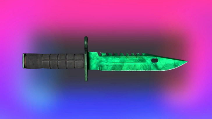 CS2의 M9 Bayonet Doppler Emerald, 약 $7&ndash;7.5k - Skin.Land에서 구매