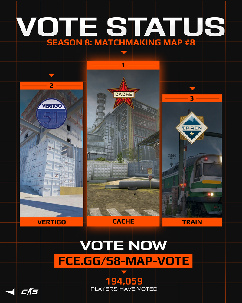 När blir Cache tillgängligt på Faceit - Skin.Land