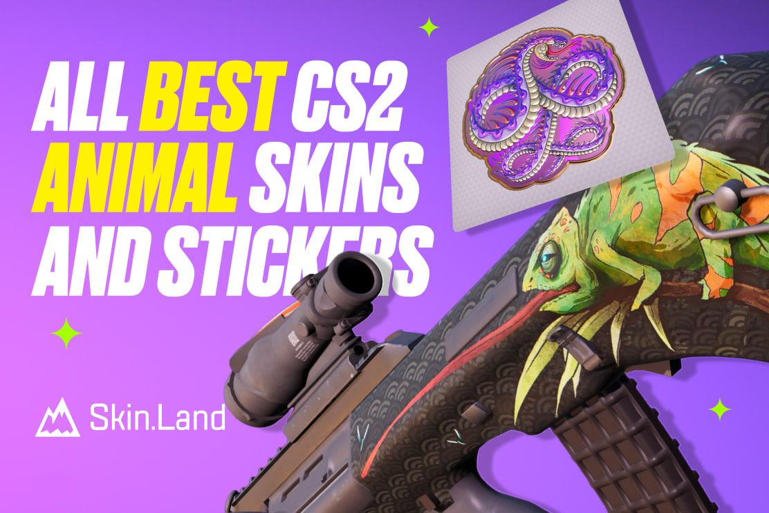 CS:GO 및 CS2에서 가장 인기 있는 동물 스킨과 스티커