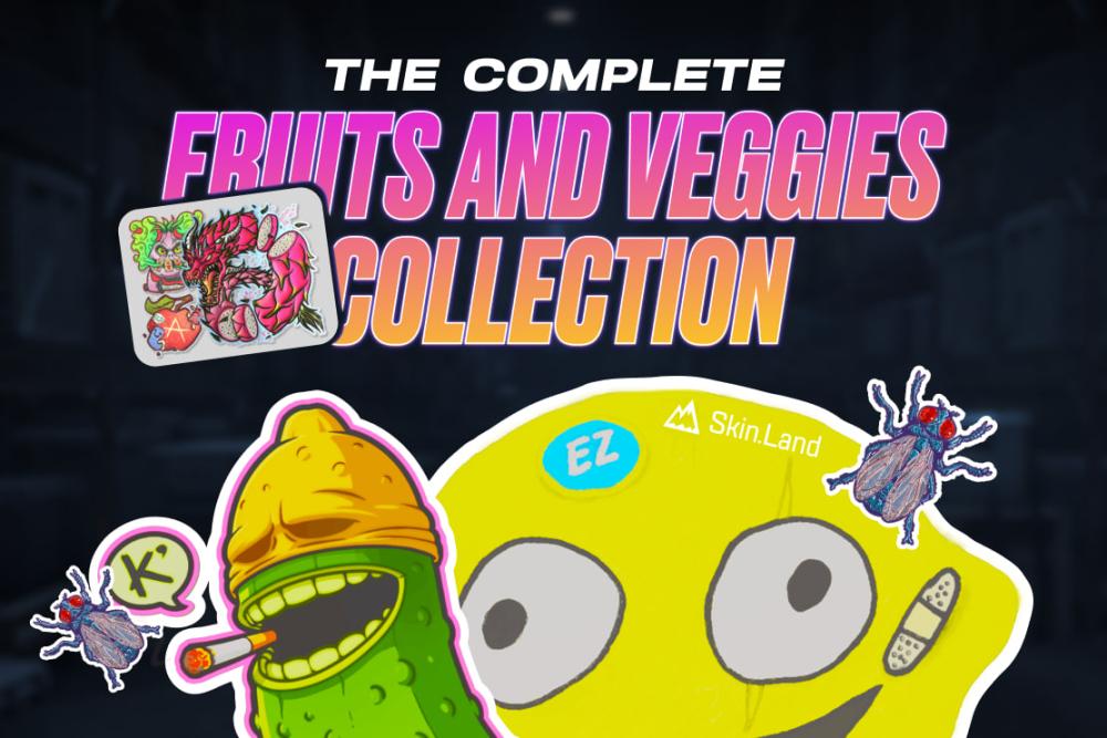 New CS2 Fruits & Veggies Stickers: Scrapes & Easter Eggs