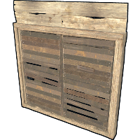 Wooden Double Door Skins