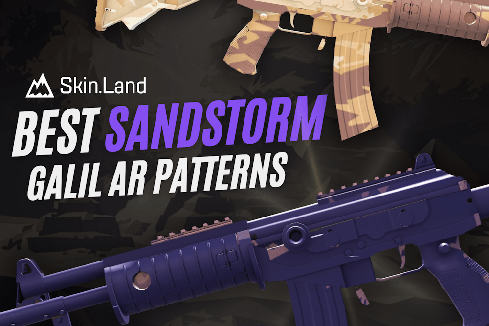 The best Galil AR Sandstorm Patterns: Max Purple, Max Beige, Max White