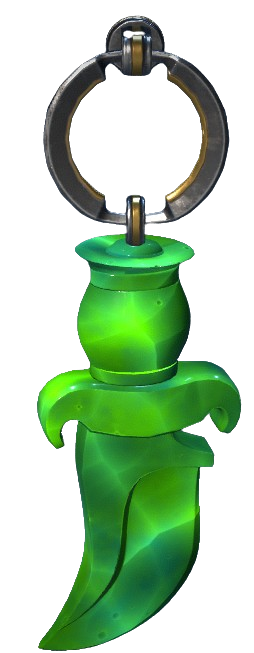 Green Semi-Precious Charm in CS2