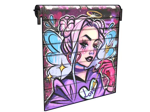 Lover's Arrow Garage Door