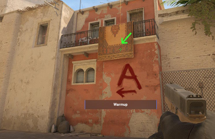 CS2 Mirage Mid Smokes
