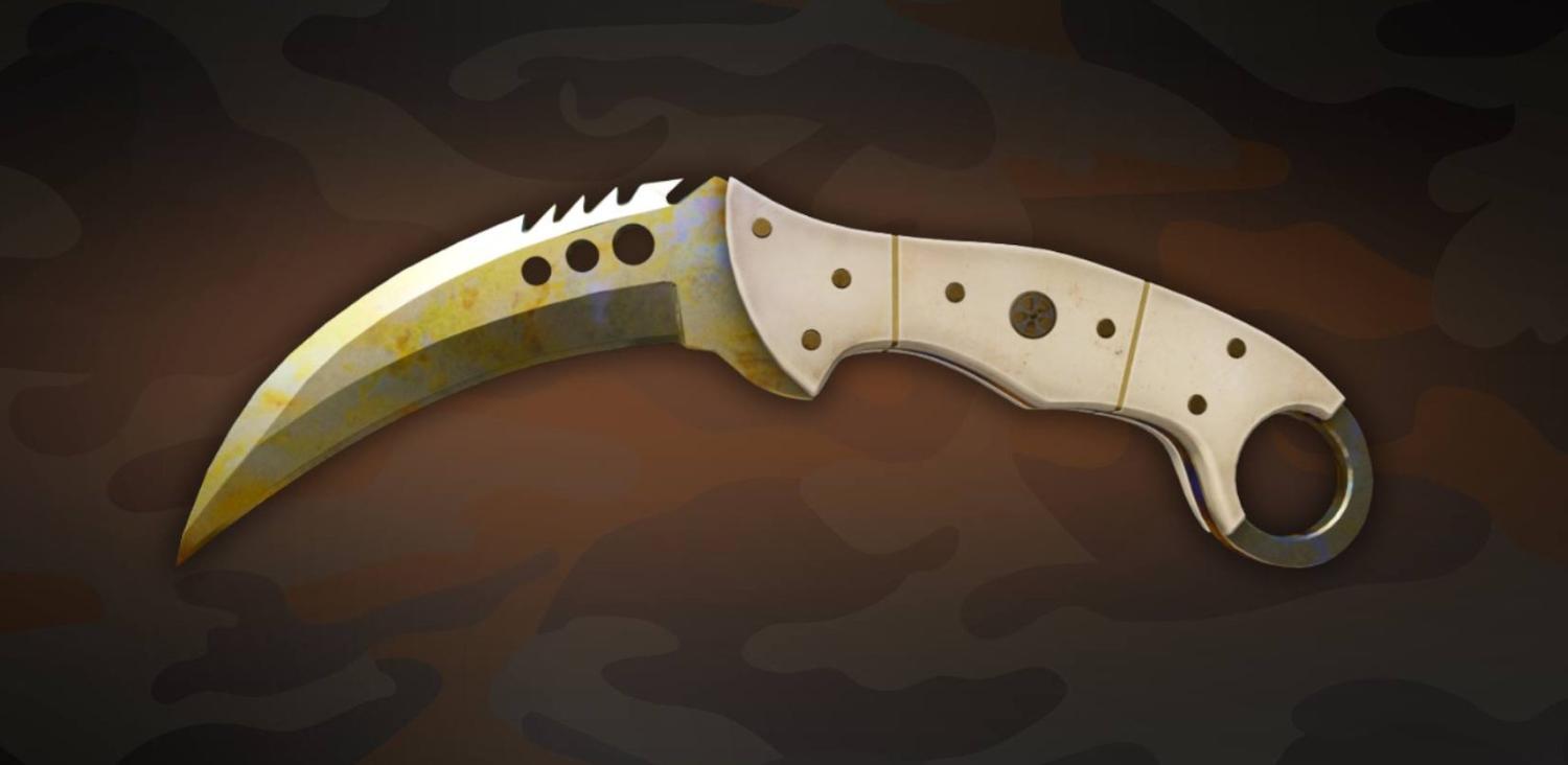 Talon Knife | Case Hardened Gold Gem