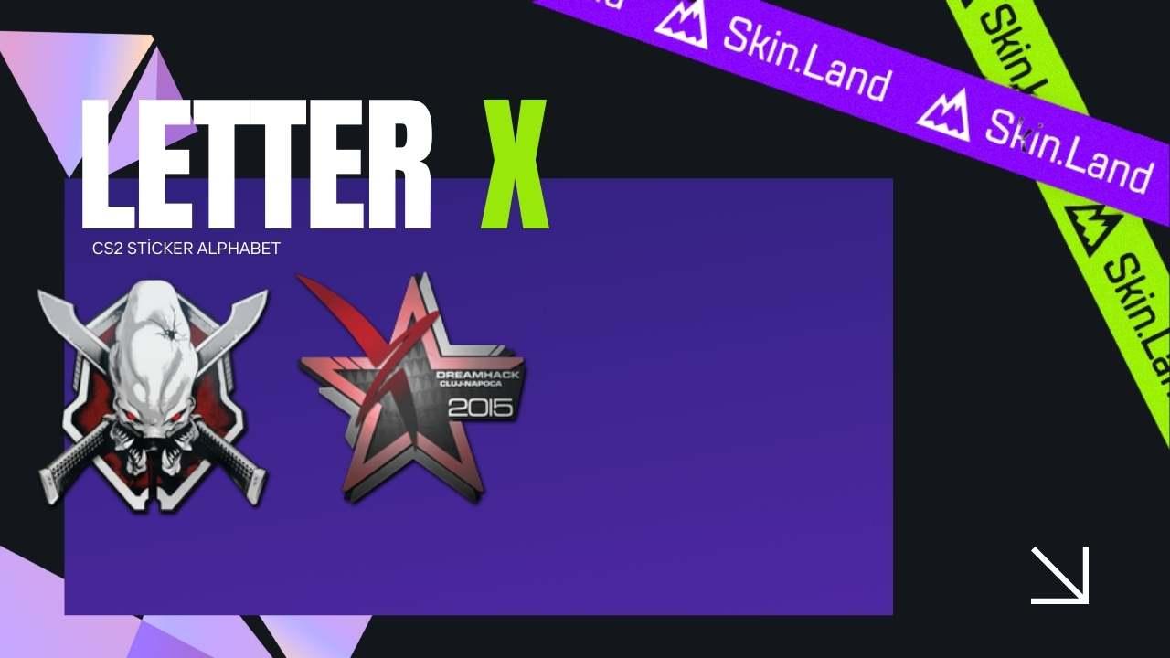 Letter W Stickers in CS2