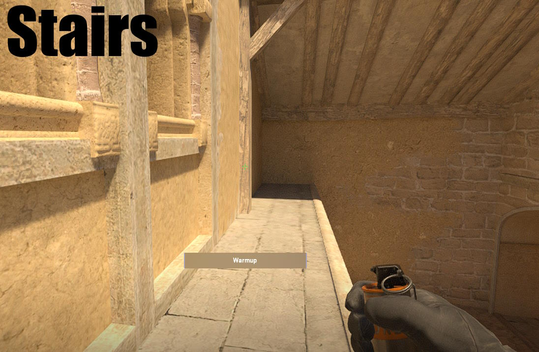 Mirage Stairs smoke in CS2