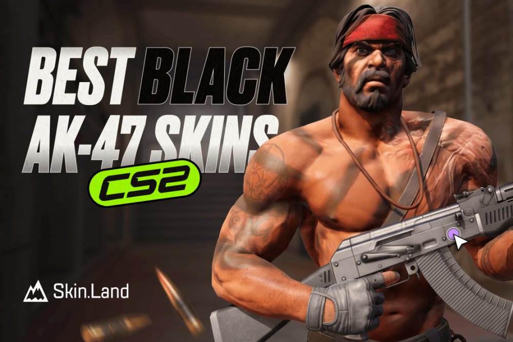 Best Black AK-47 Skins in CS2 ({year})