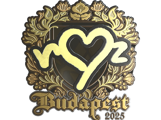 Sticker | ropz (Gold) | Budapest 2025