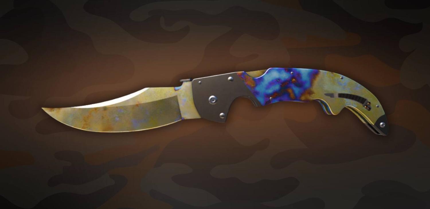 Falchion Knife | Case Hardened Gold Gem