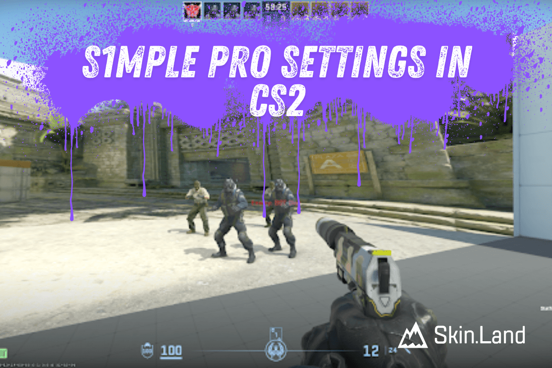 CS2의 S1mple Pro 설정